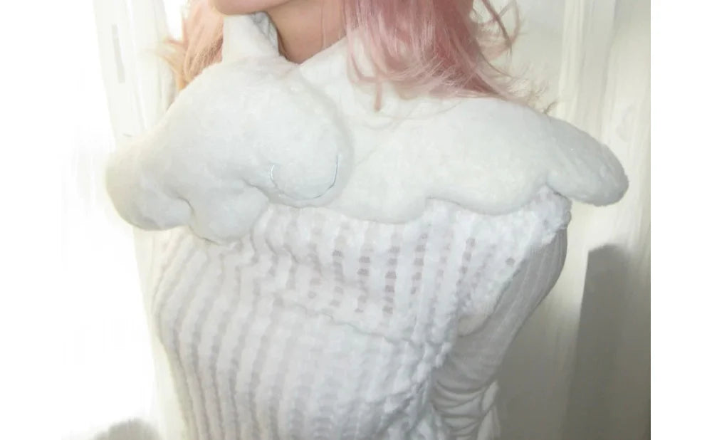 ଘ( ᴗ͈   ᴗ͈)ഒ angel hug wings muffler